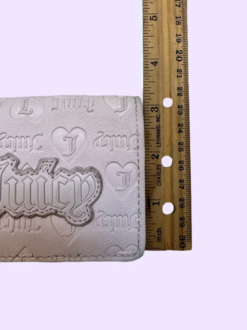 Y2K Juicy Couture Upgrade U Card Case Wallet Powder Pink Blush Heart Keyring
